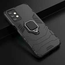 For Samsung Galaxy A32 5G Phone Case With Ring Holder Tempered Glass Protector