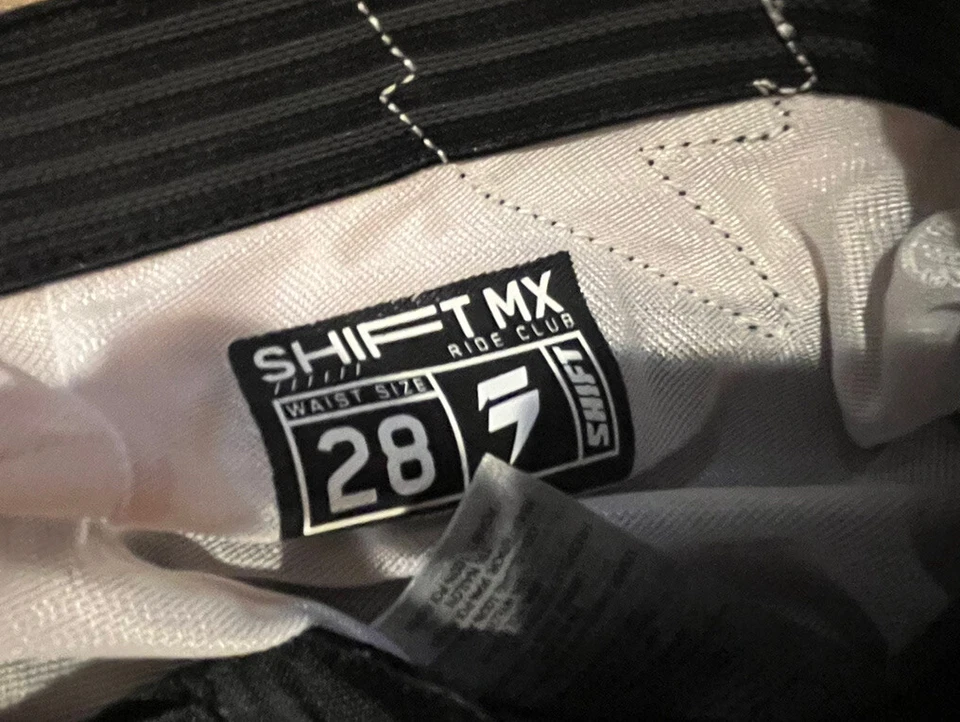 Pantalones Shift Assault Motocross Motocross Juvenil Talla 28 Negro Rojo Foto 4 de 4
