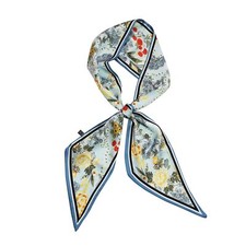 Mulberry Silk Like Head Scarf Hair band Ribbon Women's Fashion Neck Satin Sca...