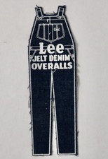 LEE Jelt Denim Overalls vintage advertising printed denim
