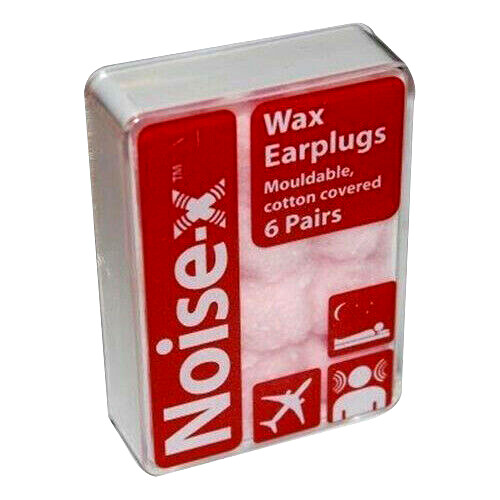 NoiseX Mouldable Cotton Covered Wax Ear Plugs**Free Delivery** eBay