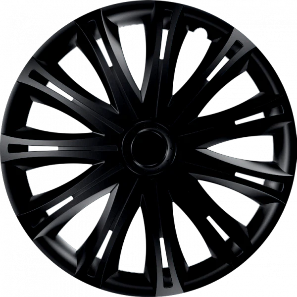FIAT PANDA (2006 ON) 13" WHEEL TRIMS COVER BLACK - Image 1 of 1