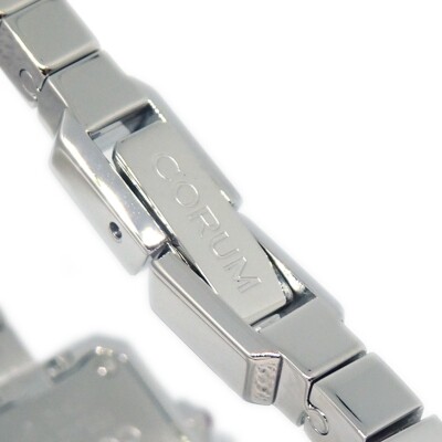 Corum Sugar Cube Ref.137.424.47 Quartz Watch SS Diamond  display picture 1