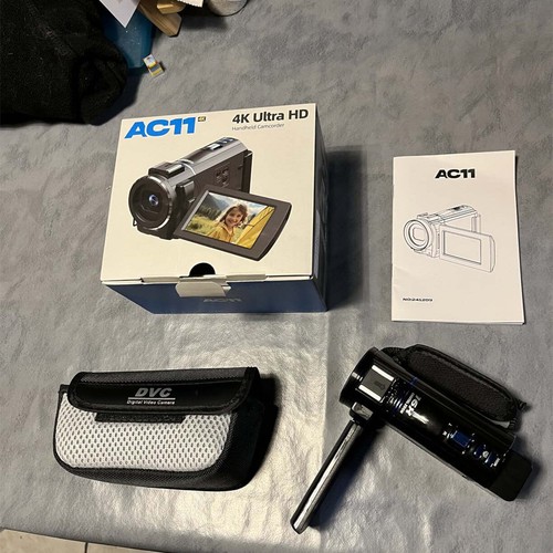 ✅4K Video Camera 48MP 30FPS Handheld Camcorder IR Night Vision 3.0" Touch Screen - Picture 10 of 10