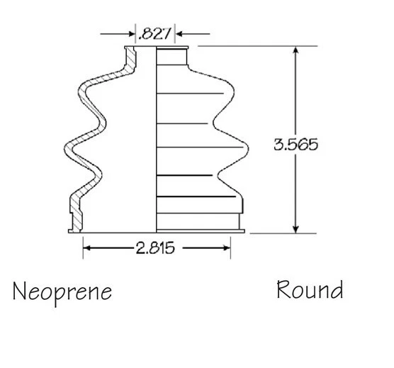 Juego de 2 kit de arranque de eje CV delantero interior exterior para Datsun 310 1979-1982 Foto 4 de 4