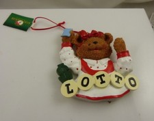 girl Bear Lotto  xmas Christmas ornament Kurt S. Adler 