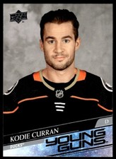 2020-21 Upper Deck Young Guns YG Kodie Curran Rookie Anaheim Ducks #708