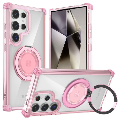 For Samsung S24 Ultra S23 S22Plus Note20 Magsafe Magnetic Rotate Ring Stand Case - Picture 20 of 23