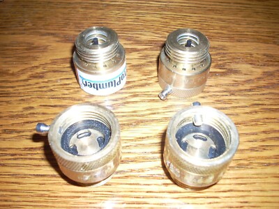 Lot of (4) ProPlumber PPVB34ANL Vacuum Breaker Brass FNPT 3/4-in Hose to Hose