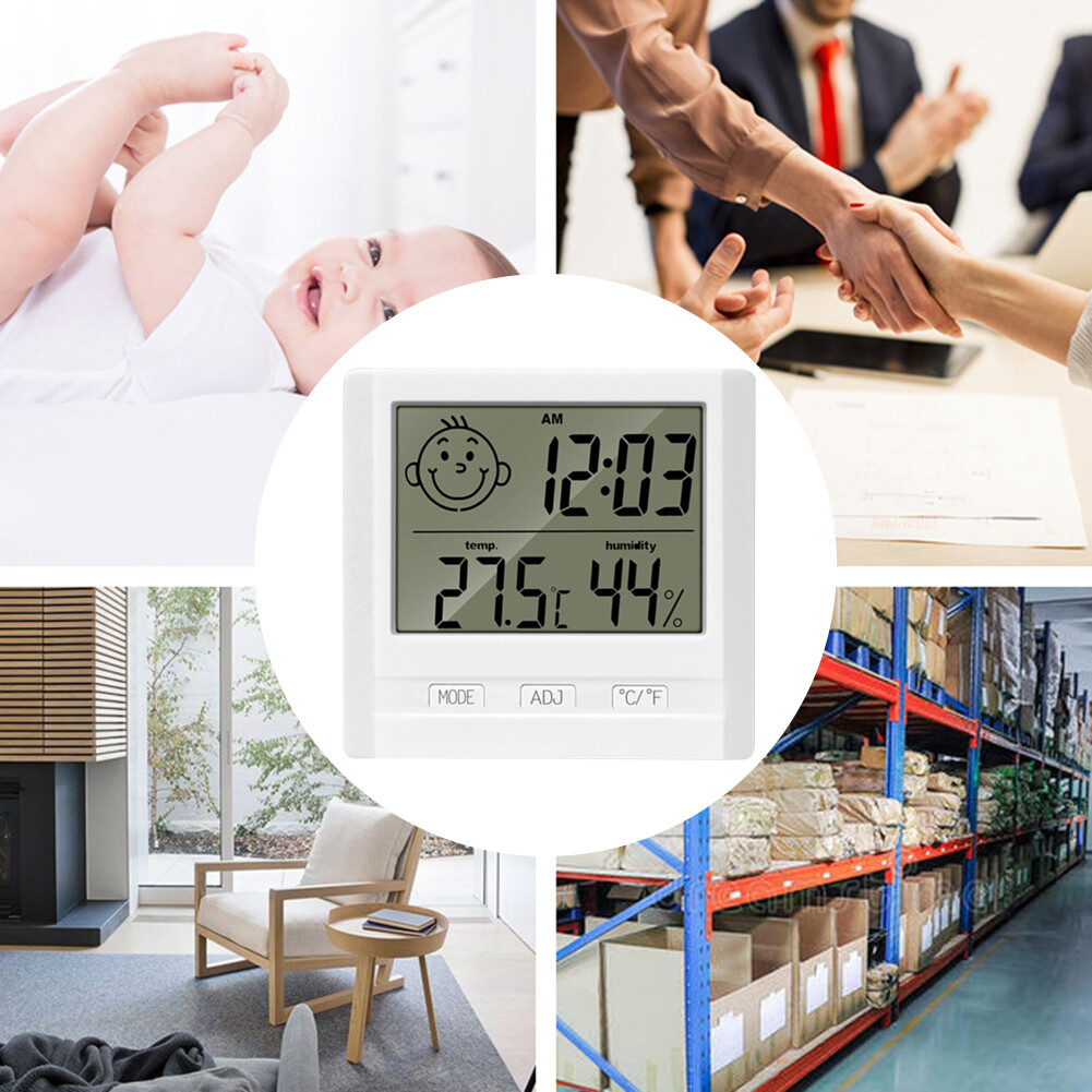 Hygrometer Indoor Thermometer Room Temperature Humidity for Home Office