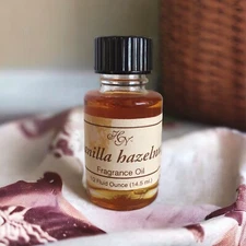 VINTAGE Hillhouse Naturals Farm VANILLA HAZELNUT Scented Fragrance Oil 0.5 fl oz