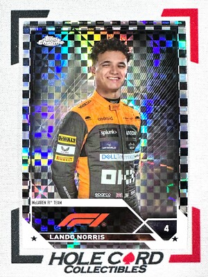 LANDO NORRIS 2023 Topps Chrome Formula 1 F1 #25 Black