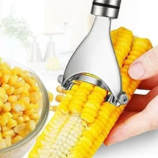 Premium Stainless Steel Corn Stripping Tool Iron Alloy Corn Peeler with Handle