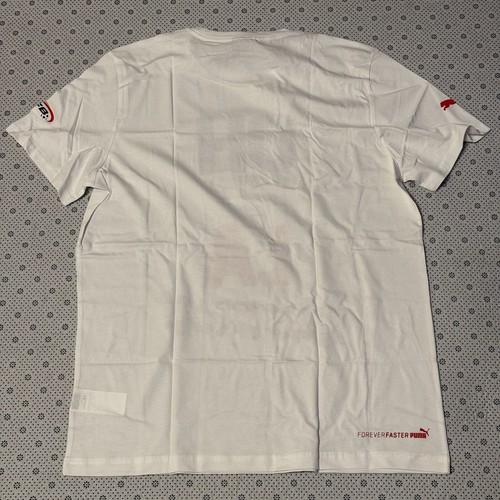 T-shirt Puma UH LA LA Austria manica corta puro cotone bianca taglia UK XL - Foto 6 di 19