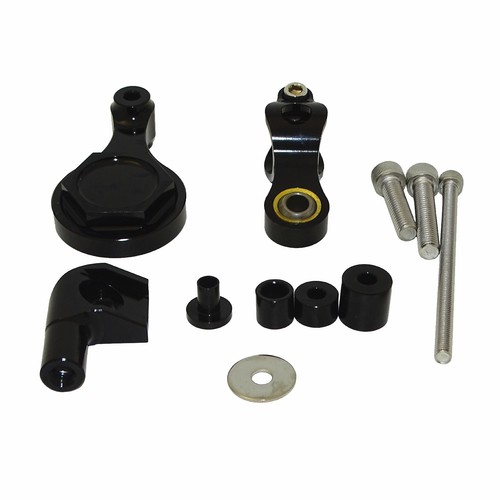 Adjustable Steering Damper Stabilizer Holder Black For YAMAHA R1 06-14 R6 06-16 - Picture 4 of 6