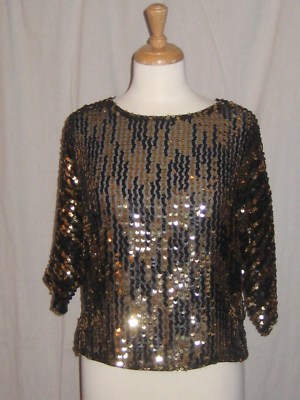 sequin dolman top