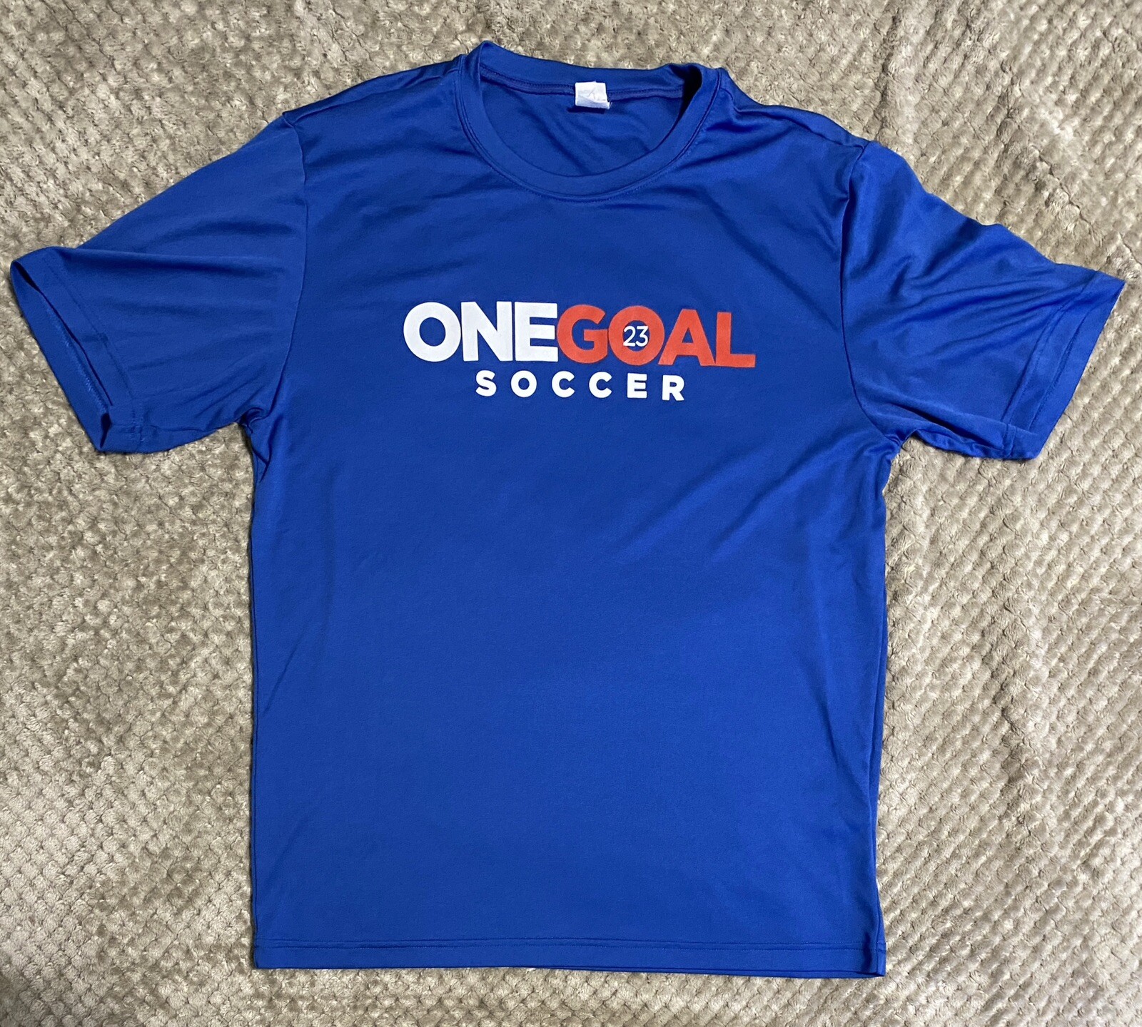 Sporttek One Goal Soccer One World One Game Athletic Shirt Size M eBay