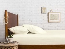 Twin XL Fitted Sheet Only - 100 Egyptian Cotton 600 Thread Count 16" Deep Po...