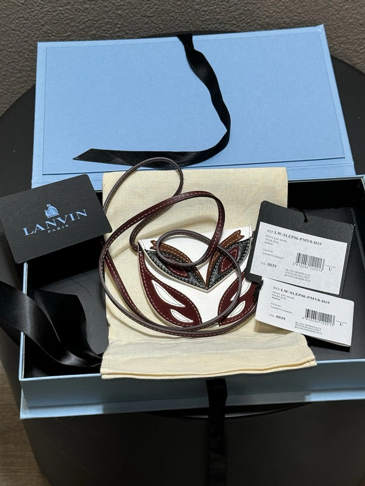 Bolso pequeño Lanvin FW 19 para mujer pasarela $495 venta al por menor AGOTADO Foto 3 de 4