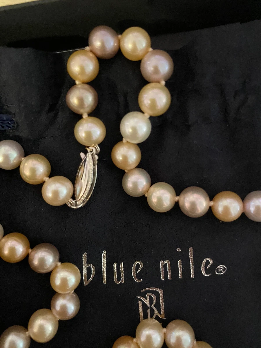 Blue nile pearl pendant deals