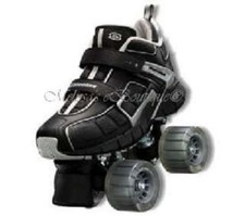 size 4 youth SKECHERS 4 WHEELER ROLLER SKATES skate quad derby childrens