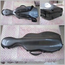 High quality black composite carbon fiber viola box 15 "16  17", viola case