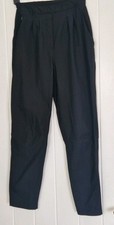 Lululemon Black Performance Trousers Womens Tapered Stretch Travel Work Size 6/8