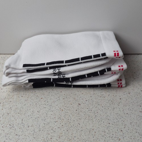 DANISH ENDURANCE Performance Crew Cycling Socks Cushioned White/Black 6-8 UK - Afbeelding 7 van 8