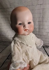 1924 A.M. Armand Marseille Dream Baby Doll - 341/4 Blue Glass Sleep Eyes 16"