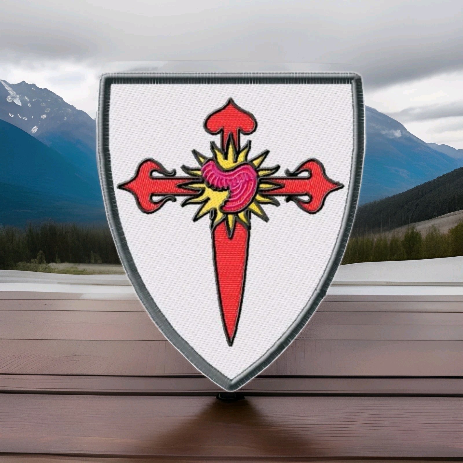 Patch with the symbols of the Order of the Wing of St. Michael.