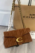 C.oach CW620 Shoulderbag Brown Brushed Leather