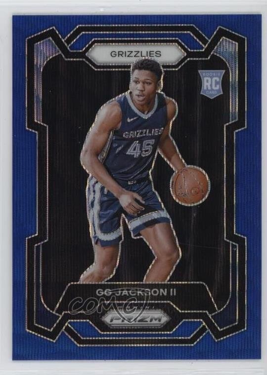 2023-24 Panini Prizm Blue Wave Prizm GG Jackson II #179 Rookie RC 9bg