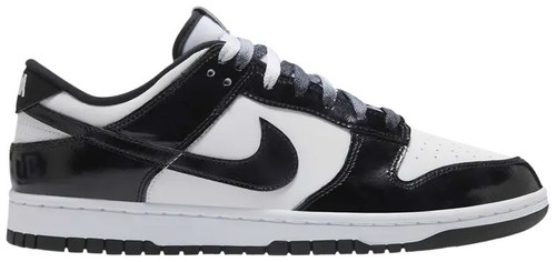 New Nike Dunk Low 'Panda-Monium' Shoes - White/ Gum Yellow (IB2263