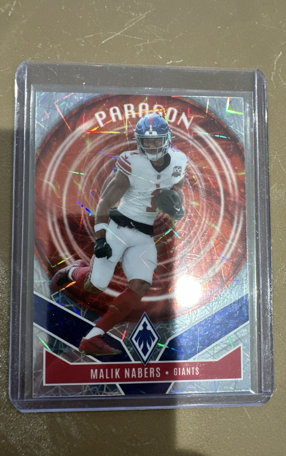 2025 Panini Phoenix - Paragon Malik Nabers #5 Silver Lazer /149