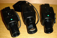 Lot of 3 Pelco DSP B W CCD B/W DSS Video Camera MC3651H-2