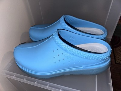UGG Tasman Sport Light Aqua Blue Foam Platform Clogs Men's 12