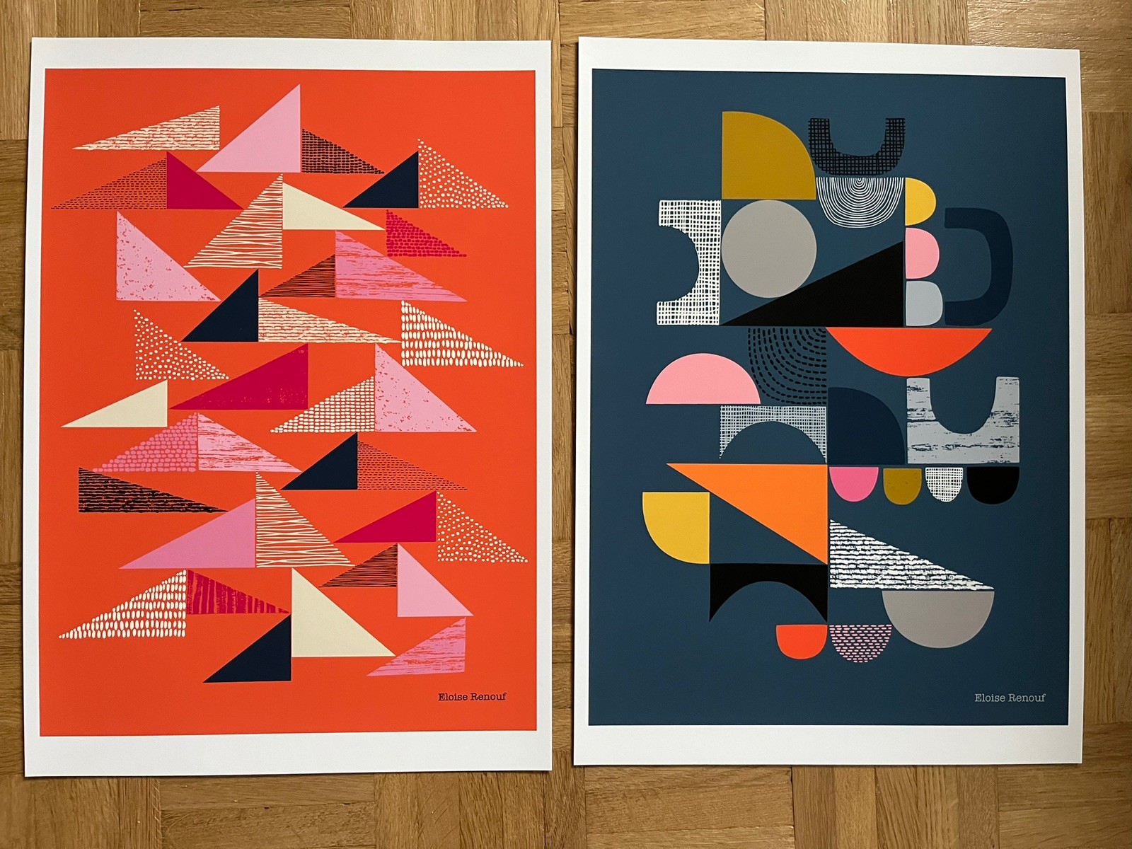 Eloise Renouf Bits & Pieces 2020 Giclee Print A3 abstract geometric colour MCM image 5