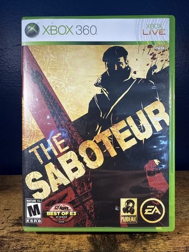 New ListingThe Saboteur (Microsoft Xbox 360, 2009) CIB Tested