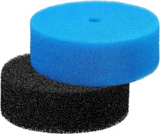 2 Pack Pond Filter Pads Coarse and Fine Filter Pond Pads Small for Outdoor Wate