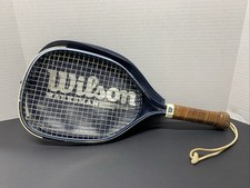 WILSON MARKSMAN RACKETBALL RACKET WITH LEATHER GRIP and Cover