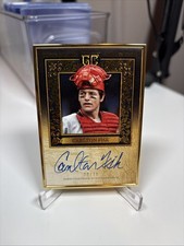 2025 Topps Gilded Carlton Fisk Gold Framed Hall of Famers Auto #HAFA-CF /10