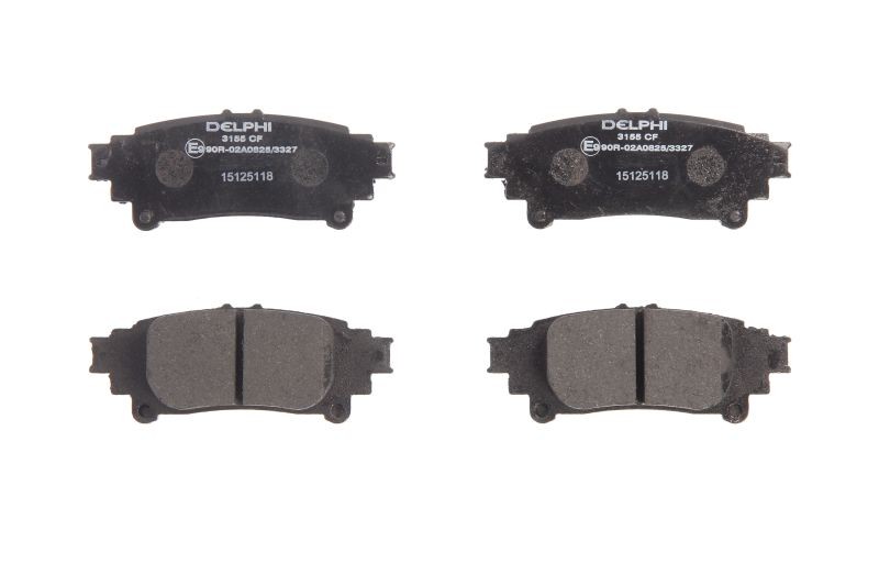 Fits DELPHI LP3155 Brake Pad Set, disc brake LP3155 Brake pads set rear , fits: