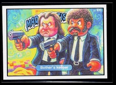 Mad Scientist 40K KIDS GPK Spoof ~ STICKER CHASE CARD ~ E6 Brother's Keeper
