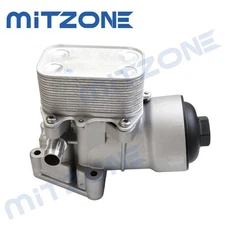 Aluminum Oil Filter Housing with Cooler for 12-14 Volkswagen Passat 2.0L Turbo