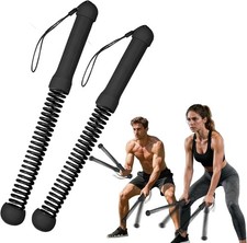 Weighted Ropeless Battle Ropes for Home Gym, Quiet Cordless Training Rope, 2 PCS