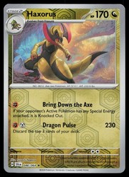 Haxorus 046/064 Shrouded Fable Rare Reverse Holo