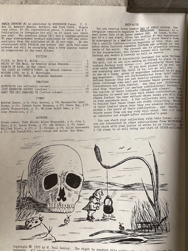 Eerie Country #2 (Published by WEIRDBOOK) NEAR MINT 1979 SEMI-PRO MAGAZINE - Picture 2 of 3