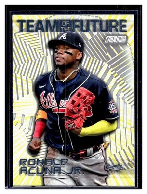 2022 Stadium Club #TOF-15 Team of the Future Ronald Acuna Jr Atlanta Braves SP