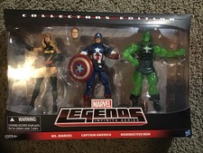 Marvel Legends Ms. Marvel Captain America Radioactive Man Infinite Series