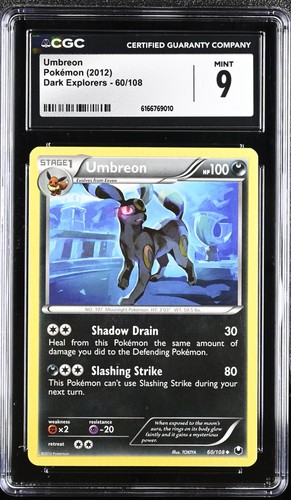Umbreon graded CGC 9 for sale on eBay